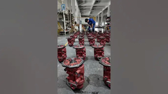 Atelier de production de blocs de compression pour compresseurs d'air à vis Jufeng #piecesdecompresseur #compresseurairvis