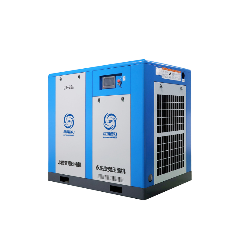 Compresseur d'air VSD magnétique permanent à vis à un seul étage de 75 ch 55 kW