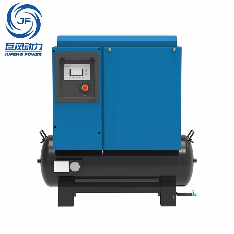 Compresseur d'air à vis à aimants permanents monophasé amovible de 8 à 16 bar 10 ch 220v avec un débit de 490 à 980 L/min
