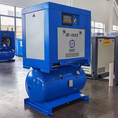 Compresseur d'air à vis intégré 2-en-1 avec réservoir d'air
