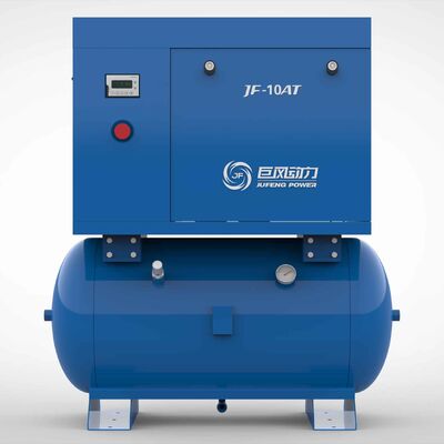 Compresseur d'air à vis à aimants permanents monophasique Jufeng 10HP 7,5 kW